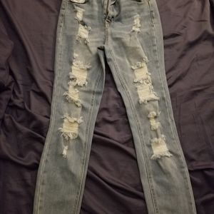 Girls Distress Jeans